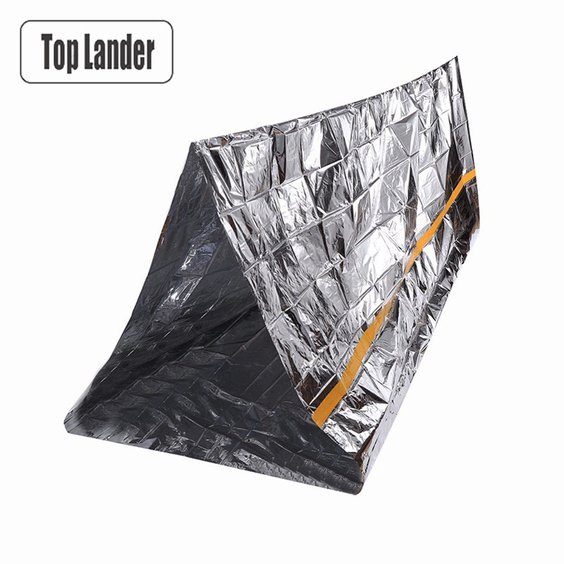 Emergency Mylar Tent - 경량 비상 쉼터 텐트, 마일라 열