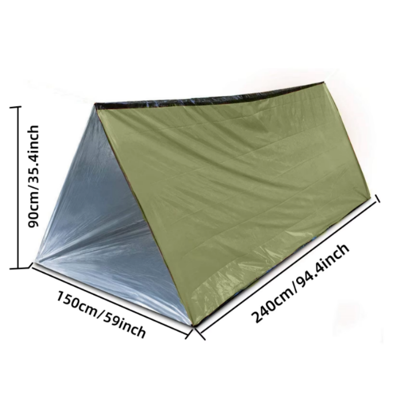 도매 2인용 재사용 가능 마일라 비상 튜브 텐트 방수  - Emergency Mylar Tent 리뷰 및 가격
