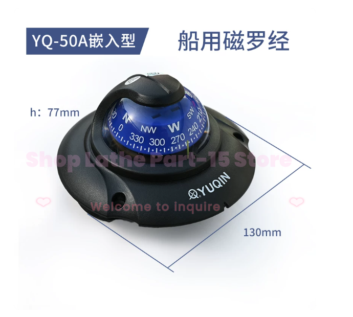 YQ-50형 자석 나침반, 보트 요트 구명정 해양 항법 - Compass Lensatic 리뷰 및 가격
