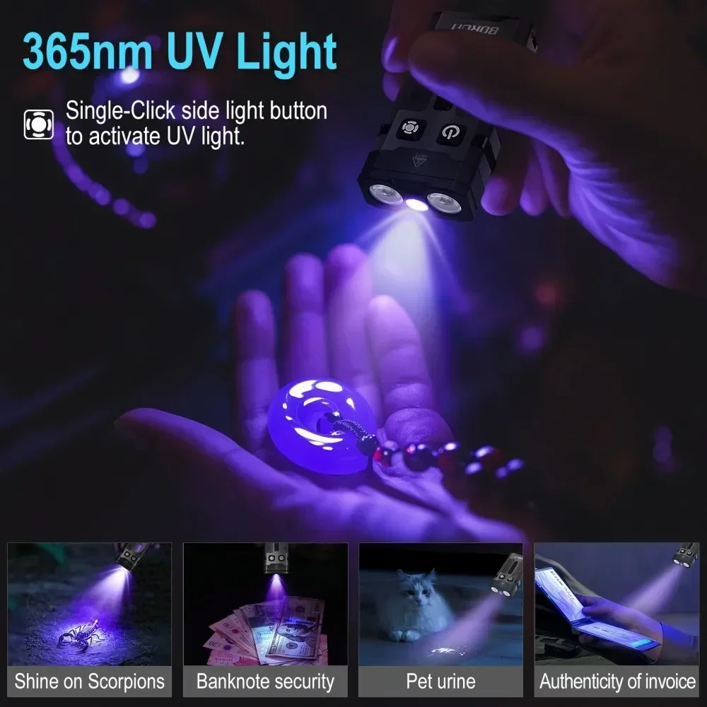 BORUiT EV20 1100LM EDC UV 키체인  - Fishing Kit Compact 리뷰 및 가격