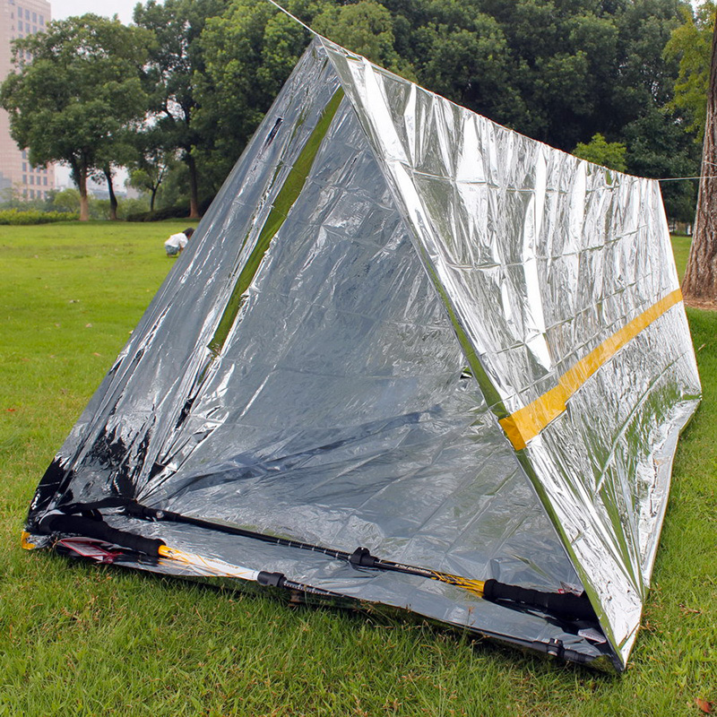 경량 비상 쉼터 텐트, 마일라 열 쉼터, 방수 튜브 텐 - Emergency Mylar Tent 리뷰 및 가격